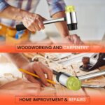 25mm Small Rubber Mallet Hammer with Dual Polyurethane & PVC Heads | Non-slip gr... - Image 10