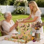 BIOBROWN Kraft Floral Wrapping Paper Wildflower Design Flower Gift Wrap | 17 inc... - Image 4