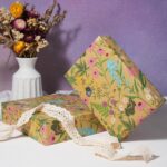 BIOBROWN Kraft Floral Wrapping Paper Wildflower Design Flower Gift Wrap | 17 inc... - Image 8