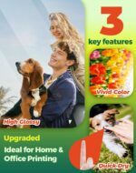 Uinkit Glossy Inkjet Photo Paper 8.5 x 11, 100 Sheets, 180gsm 48lb 8.5mil, Insta... - Image 5