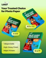 Uinkit Glossy Inkjet Photo Paper 8.5 x 11, 100 Sheets, 180gsm 48lb 8.5mil, Insta... - Image 10