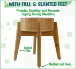 Elevated Dog Bowls for Large Breed - 15-Inch High - 74oz | Raised Dog Bowl Stand... - Image 4