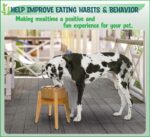 Elevated Dog Bowls for Large Breed - 15-Inch High - 74oz | Raised Dog Bowl Stand... - Image 5