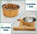 Elevated Dog Bowls for Large Breed - 15-Inch High - 74oz | Raised Dog Bowl Stand... - Image 6