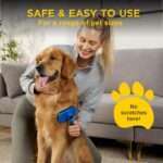 Deshedding Dog Brush for Shedding – Self Clean Cat Brush Deshedding & Grooming T... - Image 5