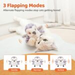 Potaroma Cat Toys Flapping Bird (No Flying), Lifelike Sandpiper Chirp Tweet, Rec... - Image 4