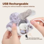 Potaroma Cat Toys Flapping Bird (No Flying), Lifelike Sandpiper Chirp Tweet, Rec... - Image 6