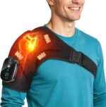 Cordless Shoulder Heating Pad with Massage, Heated Shoulder Wrap Massager for De... - Image 9