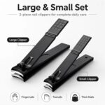 Aogeili Nail Clippers Set, Toenail Clippers & Fingernail Clipper Cutters, Ultra ... - Image 5