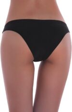 COSOMALL 6 Pack Women's Invisible Seamless Bikini Underwear Half Back Coverage P... - Image 4