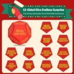 Santa Swap Gift Exchange Dice Christmas Stuffers White Elephant Dice Games | Chr... - Image 3