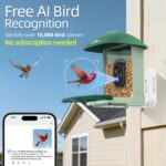 Smart Bird Feeder with Camera Solar Powered, 2.5K UHD Birdwatching Cam | Free AI... - Image 6