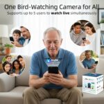 Smart Bird Feeder with Camera Solar Powered, 2.5K UHD Birdwatching Cam | Free AI... - Image 10