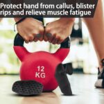 Anti-Slip Workout Grips - Ergonomic Rubber Hand Protector Gloves for Weight Lift... - Image 4