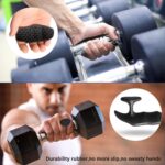 Anti-Slip Workout Grips - Ergonomic Rubber Hand Protector Gloves for Weight Lift... - Image 5