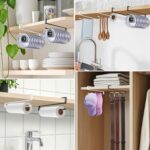 2Pack Tumbler Cup Lid Organizer for Cabinet Door Hanging Carbon Steel Rack | Mug... - Image 8