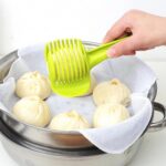 Lemon & Tomato Food Tongs - Manual Fruit Tool, Round Fruit & Vegetable Cutting H... - Image 6