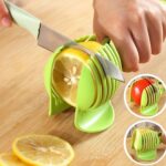 Lemon & Tomato Food Tongs - Manual Fruit Tool, Round Fruit & Vegetable Cutting H... - Image 7
