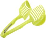 Lemon & Tomato Food Tongs - Manual Fruit Tool, Round Fruit & Vegetable Cutting H... - Image 9
