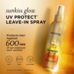 Pantene Sunkiss Glow Multitasking Spray, UV Hair Protection, Repairs Damage, Lea... - Image 3