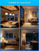 ILC RGB LED Light Bulb, Color Changing Light Bulb, 40W Equivalent, 450LM, 2700K ... - Image 10