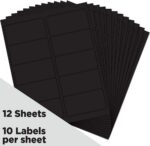 JAM PAPER Shipping Address Labels - Standard Mailing - 2 x 4 - Black - 120/Pack - Image 4