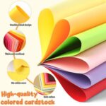 8.5" X 11" Colored Cardstock, 25 Colored Construction Paper | 180gsm/65lb Cardst... - Image 4