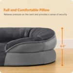 Dwanton Orthopedic Dog Bed for Medium Dogs with Gel Memory Foam, Waterproof Dog ... - Image 9
