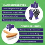 H HandsOn Pet Grooming Gloves - Patented #1 Ranked, Award Winning Shedding, Bath... - Image 7