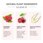 Hydrating Lip Glow Oil, Moisturizing Lip Glow Oil, Lip Plumper Gloss, Transparen... - Image 4