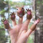 Squirrel Finger Puppet, Mini Animal Puppet for Storytelling, Party Favors and Qu... - Image 5