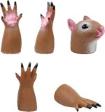 Squirrel Finger Puppet, Mini Animal Puppet for Storytelling, Party Favors and Qu... - Image 7