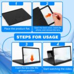 Big Screen Phone Magnifier, 2026 New 3D HD Screen Expander, Movie Screen Amplifi... - Image 7
