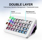 TreasLin/VSDinside Stream Dock XL Advanced Studio Controller, 32 Macro Keys, Tri... - Image 3