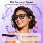 AI Smart Glasses Color-Change Lens,Translation Glasses with 164 Languages, Music... - Image 7