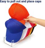 CHENYAOAI Hat Organizer for Baseball Caps, 2 Pcs No Install Acrylic Hat Stand fo... - Image 4