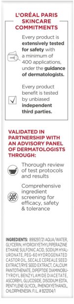 L'Oreal Paris Revitalift 1.5% Pure Hyaluronic Acid Serum for Face, Anti Aging Se... - Image 9