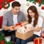 SeaRoomy Burrito Tortilla Blanket, Funny Food Throw Blanket, Round 47inches | Wh... - Image 4
