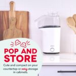 Dash Fresh Pop Popcorn Maker, 16-Cup Hot Air Popper, White | Electric Popcorn Ma... - Image 8