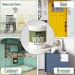 DWIL Matte Finish Furniture Paint - 5 Oz Black Paint for Wood Cabinets, Doors, T... - Image 8