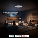 12 Inch WiFi Smart RGB LED Flush Mount Ceiling Light (2 Pack) | 24W 2640LM, RGB ... - Image 5