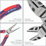 WORKPRO Pliers Set, 5-Piece Premium Cr-V Pliers Kit with Storage Pouch | 6 Inch ... - Image 4