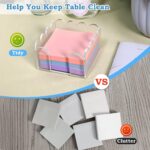 1 PC Scalloped Acrylic Sticky Note Holder 3"x3" Crystal Clear Sticky Note Holder... - Image 7