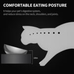 PETKIT 304 Stainless Steel Elevated Cat Bowls&Dog Bowls,Raised Cat Food and Wate... - Image 7