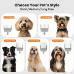 Neakasa P1 Pro Dog Grooming Vacuum Kit, 6-in-1 Pet Hair Grooming with Clippers a... - Image 7