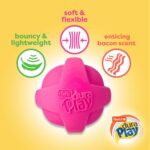 Hartz DuraPlay Bacon Scented Dog Toys, Small (Assorted Color) - Image 4