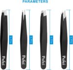 Pefei Tweezers Set - Professional Stainless Steel Tweezers for Eyebrows - Great ... - Image 6