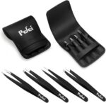 Pefei Tweezers Set - Professional Stainless Steel Tweezers for Eyebrows - Great ... - Image 8