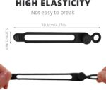 Data Cable Organizer, 2025 New Elastic Silicone Cable Straps Cord Organizer, Reu... - Image 3