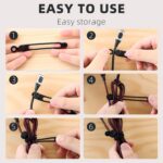 Data Cable Organizer, 2025 New Elastic Silicone Cable Straps Cord Organizer, Reu... - Image 7